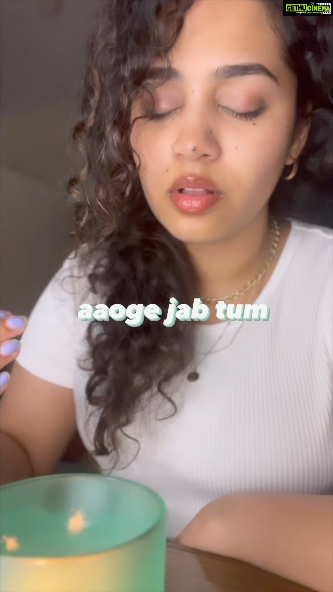 Manisha Eerabathini Instagram - Aaoge Jab Tum + some reverb 🤍 Hyderabad