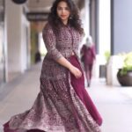Manisha Eerabathini Instagram - 👗: @zarihouseoffashion 😍 Jhumkas: @mayra_silver_jewelry Video Shot By: @storiesbyrampalli Edit: Me 💁🏻‍♀️ Santana Row