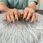 Mareena Michael Kurisingal Instagram - Blackest black may b🖤 Tnk u @nails_by_rakhi