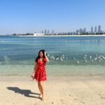 Maryam Zakaria Instagram - I like the view 😍 . . #traveldiaries #travelphotography #dubai #beach Club Vista Mare