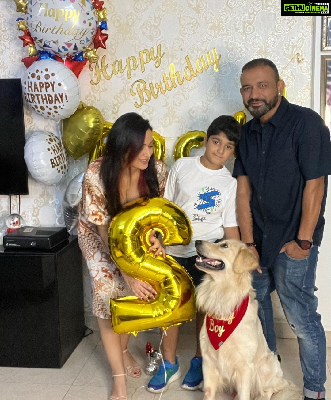 Maryam Zakaria Instagram - We love you so much @rockycutiegolden happy birthday 🥳🎂❤️❤️❤️🐾