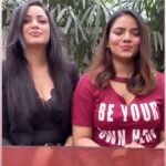 Maryam Zakaria Instagram - Finally after 1 year we doing this cute reels 😘😘 . . #trendingreels #reelitfeelit #friendshipgoals