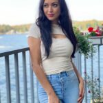 Maryam Zakaria Instagram - See you tomorrow ❤️ . . #sweden #stockholm #balcony #photoshoot Stockholm, Sweden