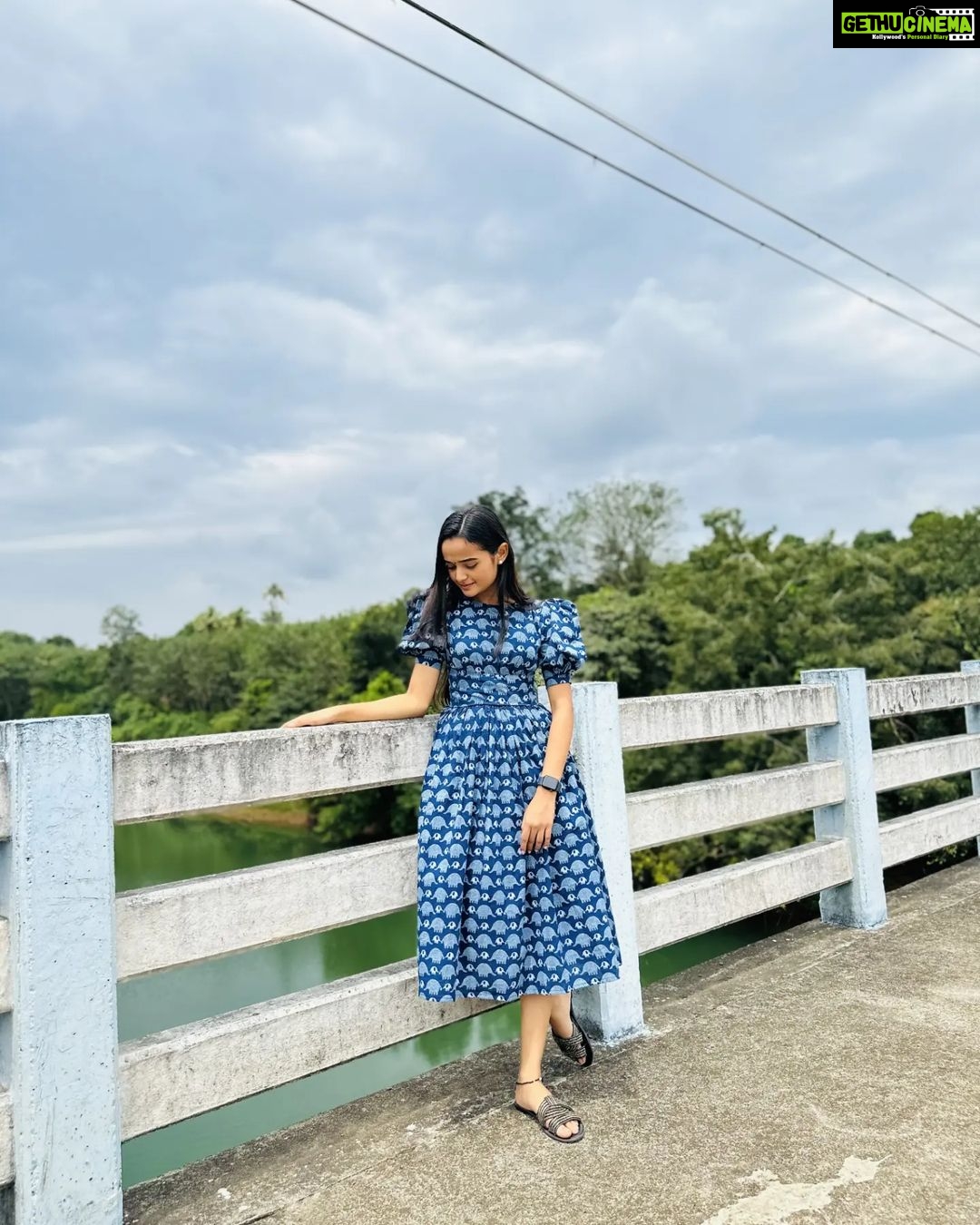 Meenakshi Anoop Instagram - Sometimes all I think about is you🤍 👗@cafefashion_by_remya_nair