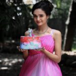 Meenakshi Anoop Instagram - Happy 365 🧜‍♀️ To all my family and friends I'm very blessed to have all of you sending the beautiful and thoughtful messages full of love on my birthday thank you soo much 💕 👗@rayandjolie 🧁@_.heavenly_delights._ 📸@_sil_ver_fox_ 💄 @aiswarya_makeovers
