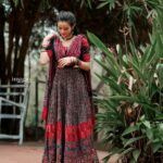 Meenakshi Anoop Instagram - On to better things ❤ Stylist and designer : @doms.2010 Costume: @byhand.in Hair: @rathybaiju_mua jewellery: @anokhi_priyakishore Photography: @imagiophotography_official