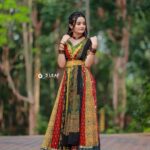 Meenakshi Anoop Instagram - Yuhhhh🐝 Stylist and designer : @doms.2010 Costume: @byhand.in jewellery: @anokhi_priyakishore Photography: @3leaf_photography
