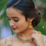 Meenakshi Anoop Instagram - Classic 👑 Stylist and designer : @doms.2010 Jewellery:@anokhi_priyakishore Costume:@threadnneedle_official Photography:@fotographerjp Hair styleing :@rathybaiju