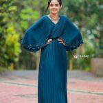 Meenakshi Anoop Instagram - Yuhhh🦋 Stylist and designer : @doms.2010 Costume: @western_lady_ jewellery: @anokhi_priyakishore Photography: @3leaf_photography