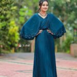 Meenakshi Anoop Instagram - Yuhhh🦋 Stylist and designer : @doms.2010 Costume: @western_lady_ jewellery: @anokhi_priyakishore Photography: @3leaf_photography