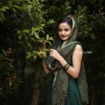 Meenakshi Anoop Instagram - Eid Mubarak 💫 . . .Stylist and designer : @doms.2010 Costume: @Threadnneedle_official Jewellery: @anokhi_priyakishore Photography: @stories_by_fari @esquire.photography