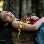 Meenakshi Anoop Instagram - എല്ലാവർക്കും എന്റെ വിഷു ആശംസകൾ 🌼 @akhilskiran ♥️📷 #vishu #happyvishu #festival