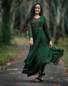 Meenakshi Anoop Instagram - Always in my heart 💚

#outfitoftheday @aarya_sushanth_
#photographer @akhilskiran