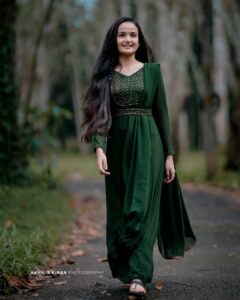 Meenakshi Anoop Instagram - Always in my heart 💚

#outfitoftheday @aarya_sushanth_
#photographer @akhilskiran