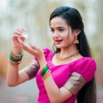 Meenakshi Anoop Instagram - Glimpse of love 🤍 Stylist and designer : @doms.2010 Costume: @pranatistyles jewellery: @anokhi_priyakishore Photography: @imagiophotography_official Hair: @rathybaiju_mua