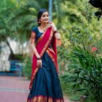 Meenakshi Anoop Instagram - Dhavani 💕 Stylist and designer : @doms.2010 Costume: @pranatistyles Hair: @rathybaiju_mua jewellery: @anokhi_priyakishore Photography: @imagiophotography_official