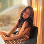 Meera Jasmine Instagram - Connect the dots your own way 🤎🤍 #PolkaDot #Polka #MondayMood #MondayVibes #OnwardsAndUpwards #MJ #MeeraJasmine