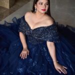 Megha Dhade Instagram – About last night 💙🦋

Outfit – @dor_dressonrent 
Hair – @shardapal12345