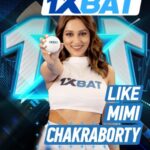 Mimi Chakraborty Instagram - My dear followers! I’m happy to present you the new 𝟭𝗫𝗕𝗔𝗧 game, a real game changer! 𝟭𝗫𝗕𝗔𝗧 is all about winning scores! Join 𝟭𝗫𝗕𝗔𝗧 game now and and start earning your big points! To find out more search for 𝟭𝗫𝗕𝗔𝗧 on the Internet. Let’s bat together with 𝟭𝗫𝗕𝗔𝗧 ! #1xbat #1xbatsportinglines