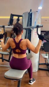 Mimi Chakraborty Instagram - Their is no substitute to hardwork 🏋️‍♀️