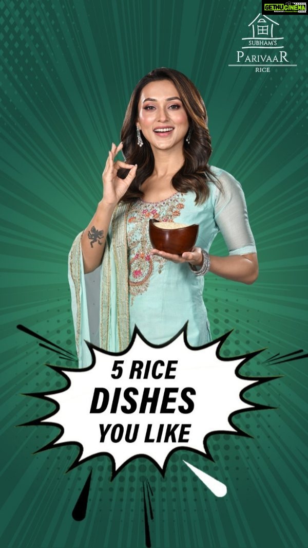 Mimi Chakraborty Instagram - This Makar Sankranti, Mimi Chakraborty names her top 5 favourite rice dishes! Let us know about yours as well! ππ #Parivaar #MimiChakraborty #makarsankranti #explorepage #rice #ricedishes #delicious #ricerecipes #trending #trend #foodstagram