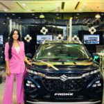 Mirnalini Ravi Instagram – Launching FRONX @shenbakacarspondy
@nexaexperience
Say hello to FRONX, the Shape of New. From a striking, sporty design language to technology that ensures your safety, comfort, and convenience. Sharp details, intuitive tech, and premium finishes, FRONX is uniquely crafted
to satisfy the modern sensibilities of NEXA customers.
Adesign philosophy sustained by three unwavering pillars
Styled by @indu_ig
@sudhamakeupartistry Pondicherry