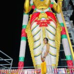 Mirnalini Ravi Instagram – It was blissful 🪷
#WorldsTallestMurugan 🙏 Muthumalai Murugan Temple