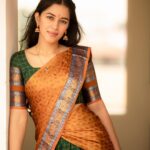 Mirnalini Ravi Instagram – May this Ugadi bring peace and balance to your life. Wishing you a Happy Ugadi🔥☀️🪔
 
@ivalinmabia 
@camerasenthil
@saranyamakeupartistry
@mani_stylist_
 @rrajeshananda