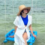 Mirnalini Ravi Instagram - In sync with Blue 💙 @canareef Pc @madurai_ecotourism
