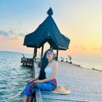 Mirnalini Ravi Instagram - Beach bum 🌊 @canareef #CanaReef #MaldivesTourism #Tourism #LoveMaldives #loveCanaReef#addu #visitmaldives The Maldives