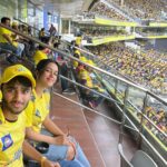 Mirnalini Ravi Instagram – The CHEPAUK 💛🔥🥹
#CSKvsMI 🦁 Chepauk Stadium