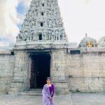 Mirnalini Ravi Instagram - This place was truly Divine 🪔 Grateful 🙏❤️ Ponnampalavaneswarar Temple