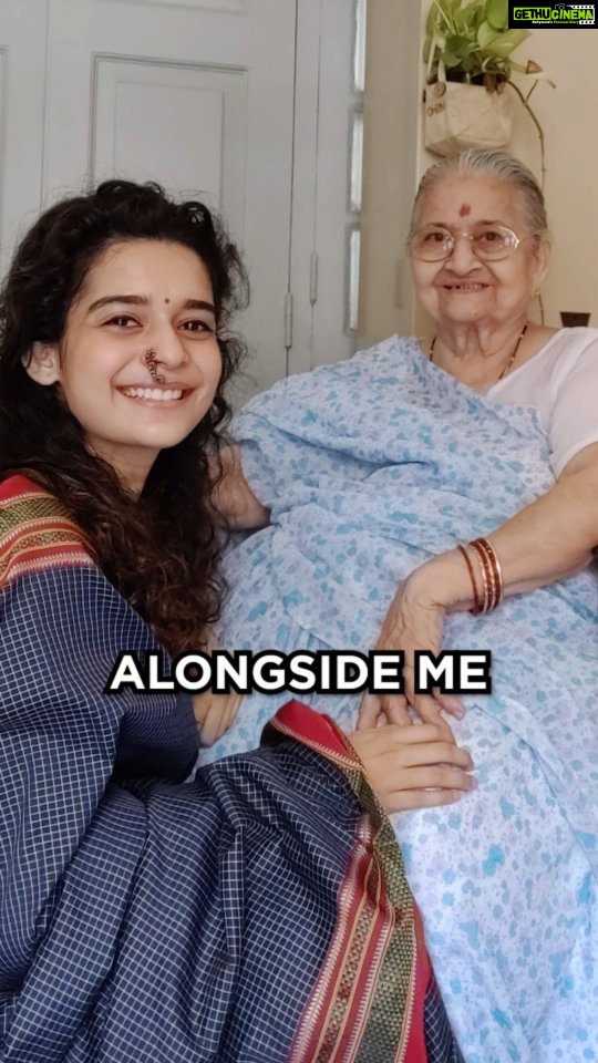 Mithila Palkar Instagram - Use this reel as a reminder to send love to the people who raised you 🌻 "Mumma's Gentle Hum" is a love letter from Mithila Palkar to her grandmother. Full video out on YouTube, find it on Kommune India's channel. Written and performed by: @mipalkarofficial Music by: John Soans @johnnsoans Video edited by: Ninoshka @nino.mov . . #mithilapalkar #mithilapalkarfc #spokenfest #spoken2022 #kommune #kommuneindia #kommuneity #poetryreel #poetryindia #spokenword #family