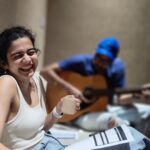 Mithila Palkar Instagram - This is me in my truest element - messy hair, chai, music and non-stop giggles. Thanks for freezing this @garimakiaankh 🤍