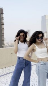 Mithila Palkar Instagram - I loooove dancing! I’ve hardly had the opportunity to do that at work. But @kalepooja always comes through when I make a wish to dance ♥️
And how could I not do a Telugu-Tamizh number ☺️ 
Choreographed by @kalepooja 
📹 and edited by our cheerleader @anupamhinge @anupix_video_edits