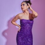 Mithila Palkar Instagram – Filmfare Night 💜✨

Gown @dollyjstudio
Earrings @varunadjani
Bracelets @dhanrajjewellers
Ring @shealuxejewels
Styling @shreejarajgopal
Style team @nandinijain05 
Glam @sahithya.shetty 
Hair @hairbyseema
Photographer @mohitvaru

#Filmfare2023