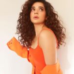 Mithila Palkar Instagram - Tangerine 🍊 Outfit @aak.ch @skims Earrings @the_bling_girll Rings @the_bling_girll @offbeatmediain @e3kjewelery Styled by @shreejarajgopal Style team @dhwanii.jain @nandinijain05 Make up @sahithya.shetty Hair @hairbyseema Photographer @kadamajay