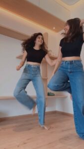 Mithila Palkar Instagram - Dance partners for life!🫶🏼🥳 … @harshkumarofficiall 🕺