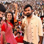 Monal Gajjar Instagram – #danceikon promotion on full swing. Special thanks to VVIT your energy is super 🥰🤗🥰 love you all🙏🙏 Vasireddy Venkatadri Institute of Technology