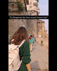 Monica Khanna Instagram - Why do I believe in GOD? Thankyou @varanasipic For this video #banaras #kashi #harharmahadev #varanasi #mahadev #shankar