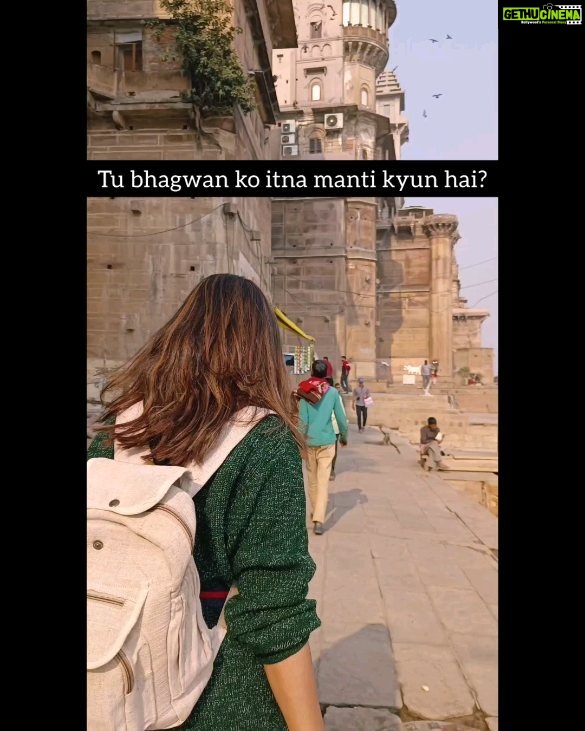 Monica Khanna Instagram - Why do I believe in GOD? Thankyou @varanasipic For this video #banaras #kashi #harharmahadev #varanasi #mahadev #shankar