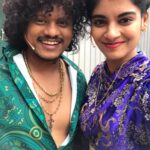 Monisha Blessy Instagram - 🤍🤍🤍 Working with these talented ppl is al funnn & learning 🤍🤩✨ #cwc4 #vijaytelevision #monishablessy #cookwithcomali4