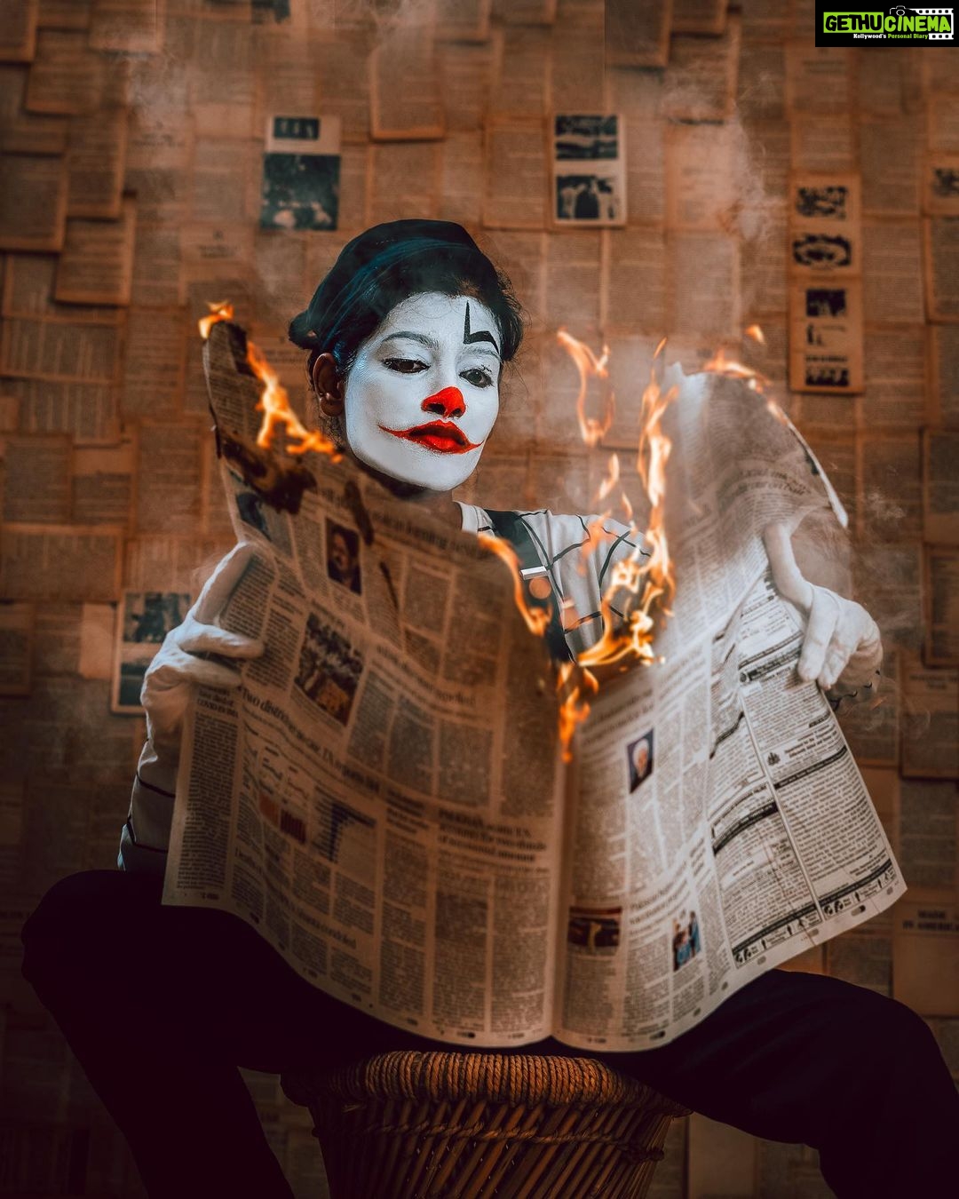 Monisha Blessy Instagram - 🔥🎭 In frame:@monisha.blessy Creative director : @soulfulyyours ✨ Shot by : @prabhushankar27 🔥 Assisted by : @madhu_arumugam ❤ Shot for : @soulfulyyours, @theweddingbunch . . #monishablessy #mime #behappy #believeinyourself