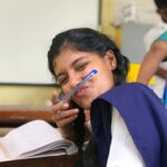 Monisha Blessy Instagram - School -When life was al gooood ❤️ @blacksheeptamil Penqueen episode 12✨ Pc : @sampath_vishakha brooo 😁 #blacksheep #shootlife