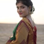 Monisha Blessy Instagram - May the year ahead be full of success and happiness! 🤩Puthandu Vazthukal ! 🤍☺️ #throwbackphotoshoot Muah : @glam_up_by_keerthana Besttt💯 Hair : @saaraah_hairdo perfect❣️ Saree :@godavari_handlooms Beautiful handloom saree🥺❤️ @i_m_pj_69 📸 : @vijay_aathi_click Best shots 🔥