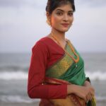 Monisha Blessy Instagram - Godavari Handlooms ☘️ Ft: Beautiful @monisha.blessy Makeover n hair: @glam_up_by_keerthana @saaraah_hairdo Shot by: @vijay_aathi_click . . . Dm for pricing and other details. . . #saree #newcollection #sareecollections #handloom #handloomsarees #shootday #sareeshoot #woven #handloomlove #repost #instagood #monisha #monishablessy #sareeshoot #onlineshopping #sareeonline #goodquality #elite #elitedesign #elitesaree #sareesonline #sale #directtocostumer #godavari #godavarihandlooms Beach