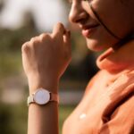 Monisha Blessy Instagram - Look at me now ❤ Style with @danielwellington watches🔥 Use my code  “MONISHADW” and gives 15% discount on all purchases on their website. #danielwellington #Ad PC: @ebinezerashwin.j 🤩✨