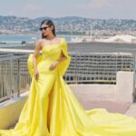 Mouni Roy Instagram - Bonjour Cannes 🇫🇷 Dressed in : @atelierzuhra x @swarovski Styled by : @manekaharisinghani with @chintan_shah08 Heels : @enricocuini HMU : @george_p_kritikos Creative production- @fetch_india @pankhurifetch Photographer - @wilsonballarin videographer - @shakeelbinafzal Lenskart- @sashakeneivonuo @anupamtripathi_ @lenskart #lenskartatCannes Cannes, French Riviera, France