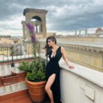 Mouni Roy Instagram – Florence, its a miracle city embalmed like a corolla – a city of lilies and its cathedrals. Everything here seems to be colored with a mild violet, like diluted wine…
•
•
• 

@sonaakshiraaj @rishika_devnani @stylebyvanshika Firenze Centro Città