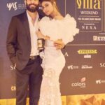 Mouni Roy Instagram – Holding the most prestigious award with the joy and light of my life. Thank you @iifa family for this incredible honour🤍
#brahamastra 

ॐ नमः शिवाय Abu Dhabi, United Arab Emirates